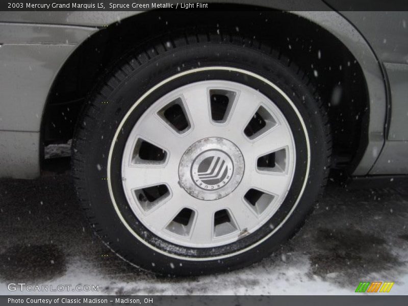 Spruce Green Metallic / Light Flint 2003 Mercury Grand Marquis LS