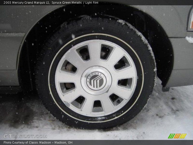 Spruce Green Metallic / Light Flint 2003 Mercury Grand Marquis LS