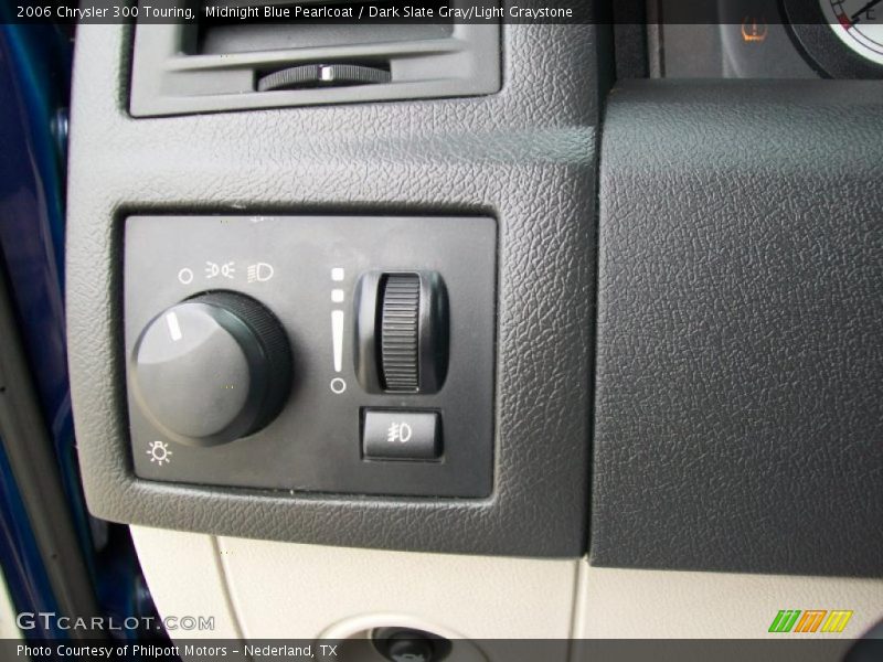 Midnight Blue Pearlcoat / Dark Slate Gray/Light Graystone 2006 Chrysler 300 Touring