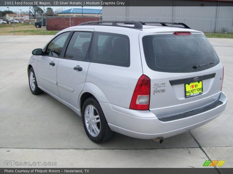 CD Silver Metallic / Medium Graphite Grey 2001 Ford Focus SE Wagon