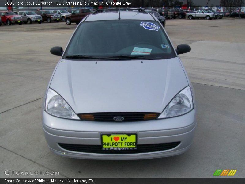 CD Silver Metallic / Medium Graphite Grey 2001 Ford Focus SE Wagon