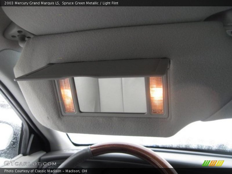 Spruce Green Metallic / Light Flint 2003 Mercury Grand Marquis LS