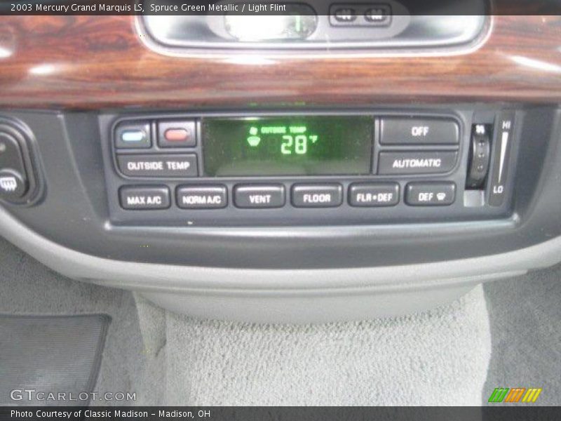 Spruce Green Metallic / Light Flint 2003 Mercury Grand Marquis LS