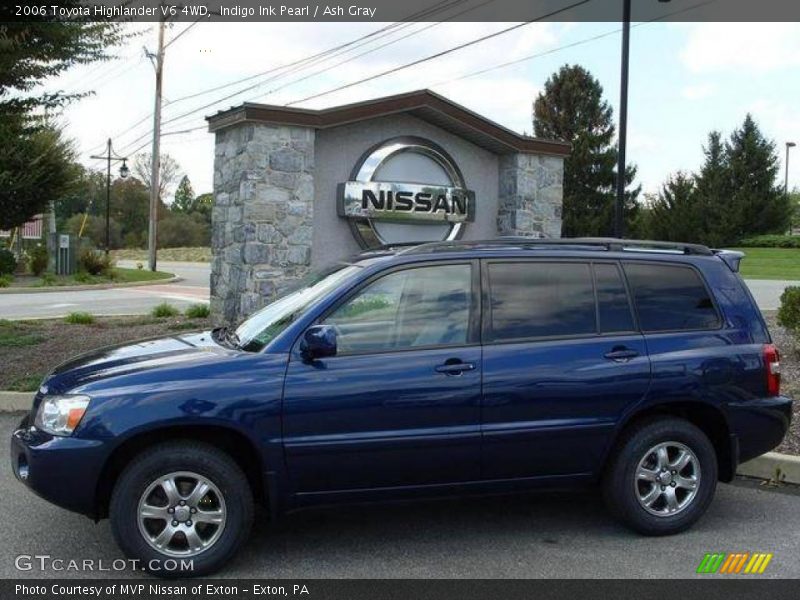 Indigo Ink Pearl / Ash Gray 2006 Toyota Highlander V6 4WD