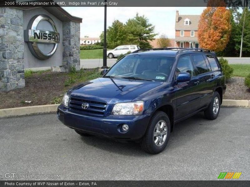 Indigo Ink Pearl / Ash Gray 2006 Toyota Highlander V6 4WD