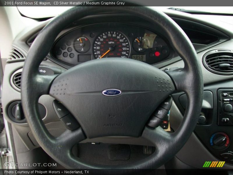 CD Silver Metallic / Medium Graphite Grey 2001 Ford Focus SE Wagon