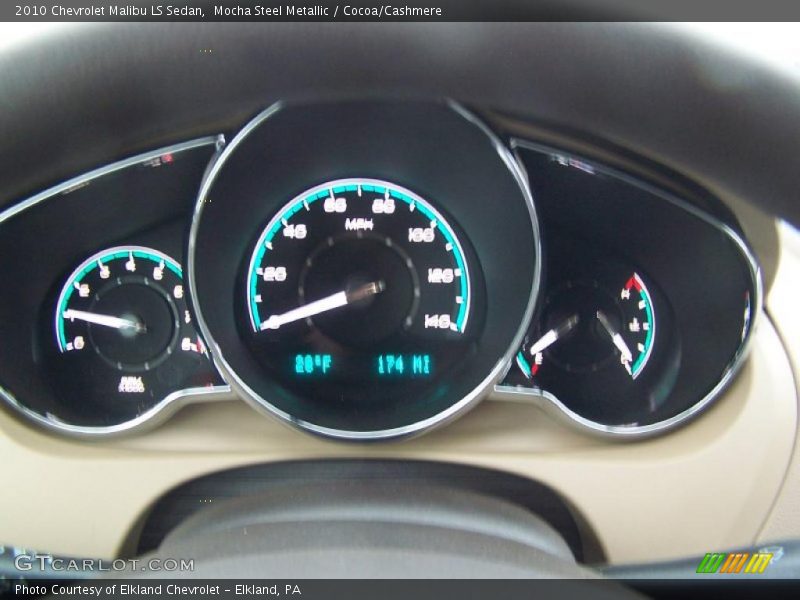 Mocha Steel Metallic / Cocoa/Cashmere 2010 Chevrolet Malibu LS Sedan