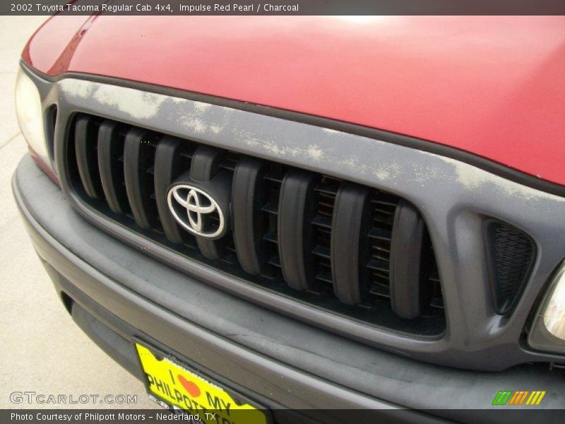 Impulse Red Pearl / Charcoal 2002 Toyota Tacoma Regular Cab 4x4
