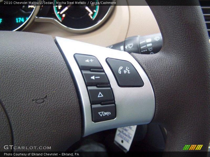 Mocha Steel Metallic / Cocoa/Cashmere 2010 Chevrolet Malibu LS Sedan