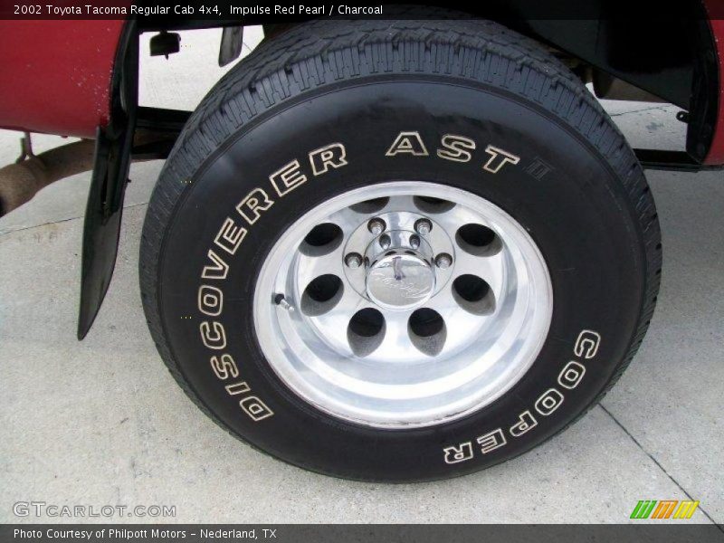 Impulse Red Pearl / Charcoal 2002 Toyota Tacoma Regular Cab 4x4