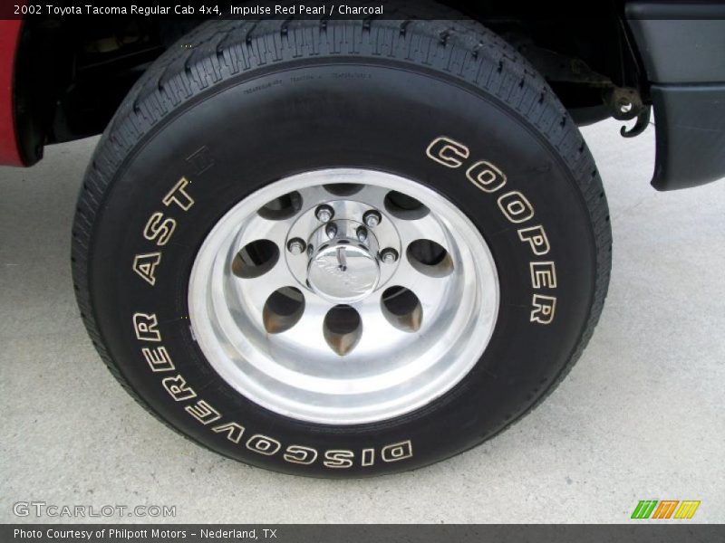 Impulse Red Pearl / Charcoal 2002 Toyota Tacoma Regular Cab 4x4