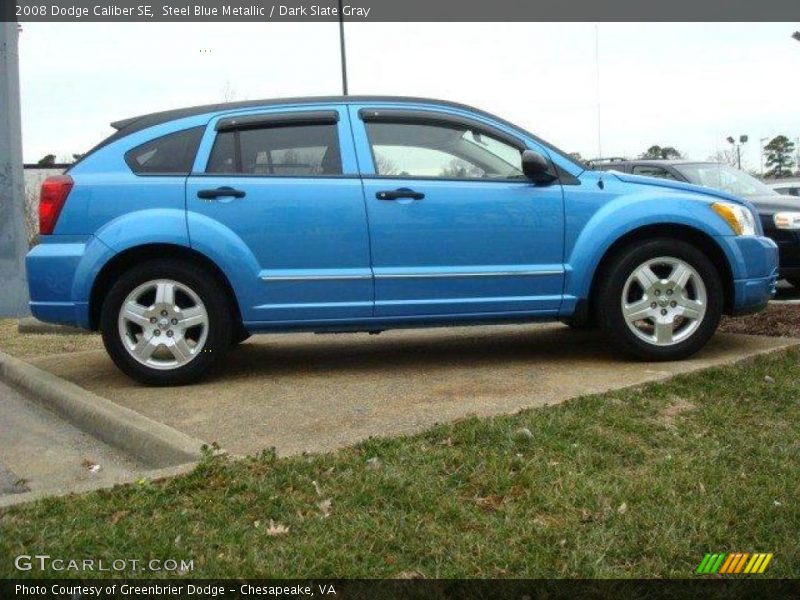 Steel Blue Metallic / Dark Slate Gray 2008 Dodge Caliber SE