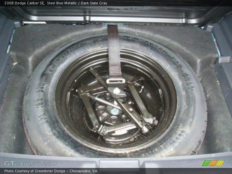 Steel Blue Metallic / Dark Slate Gray 2008 Dodge Caliber SE