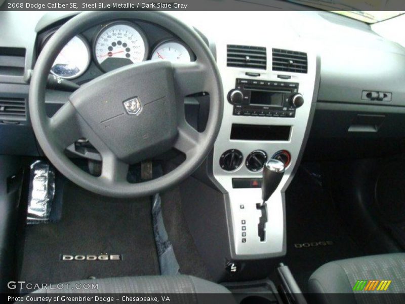 Steel Blue Metallic / Dark Slate Gray 2008 Dodge Caliber SE