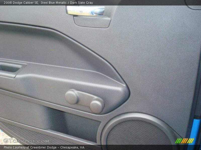 Steel Blue Metallic / Dark Slate Gray 2008 Dodge Caliber SE