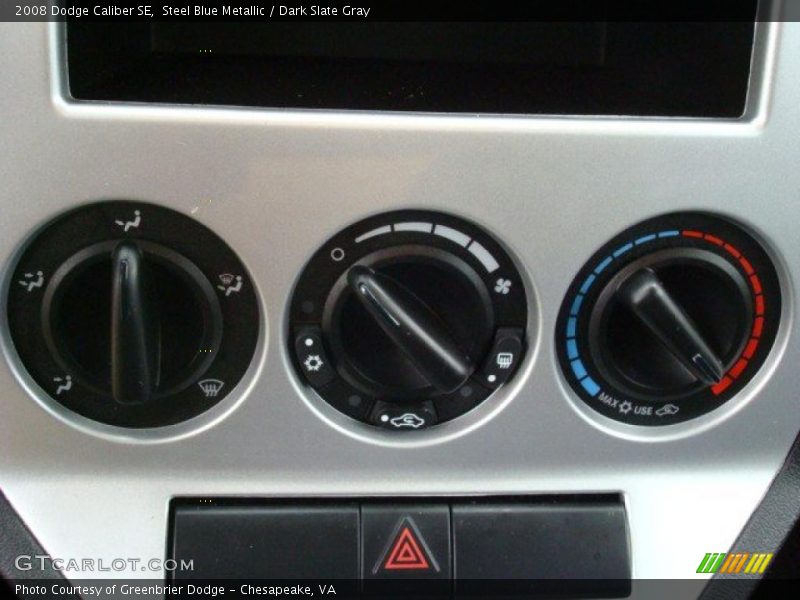 Steel Blue Metallic / Dark Slate Gray 2008 Dodge Caliber SE