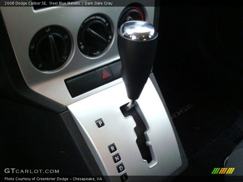 Steel Blue Metallic / Dark Slate Gray 2008 Dodge Caliber SE