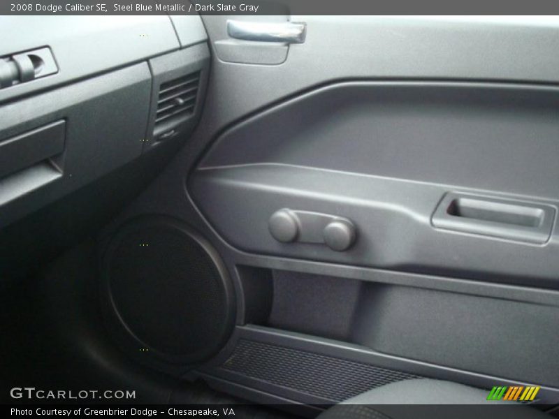 Steel Blue Metallic / Dark Slate Gray 2008 Dodge Caliber SE