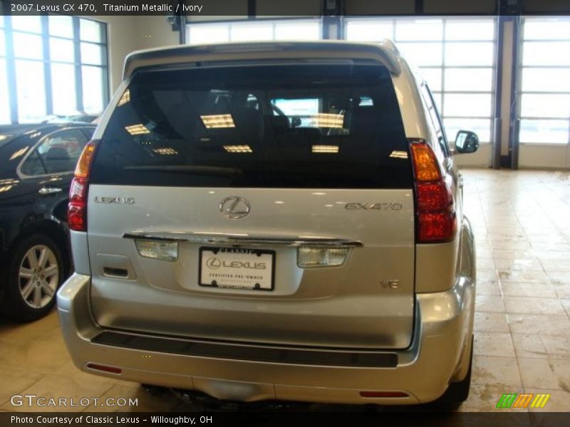 Titanium Metallic / Ivory 2007 Lexus GX 470