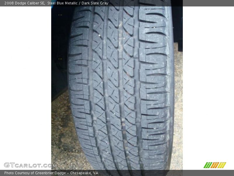 Steel Blue Metallic / Dark Slate Gray 2008 Dodge Caliber SE