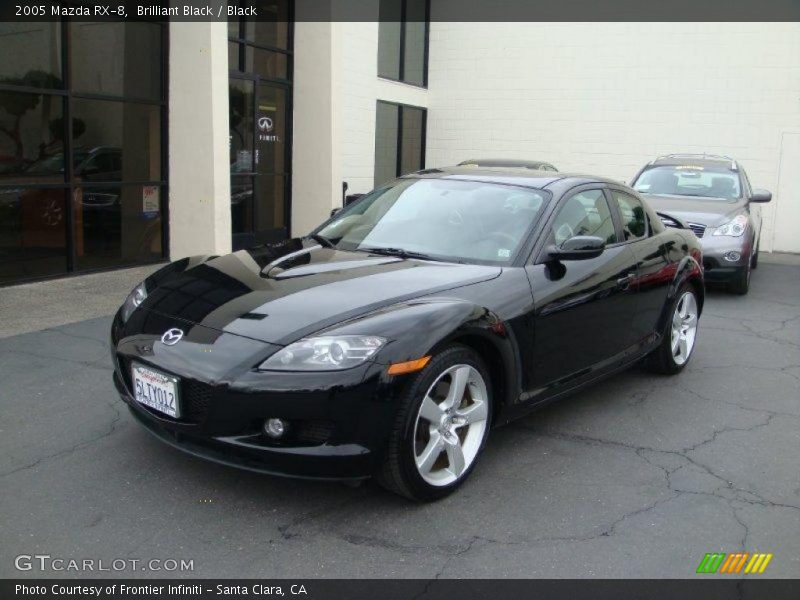 Brilliant Black / Black 2005 Mazda RX-8