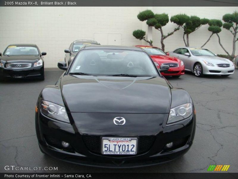 Brilliant Black / Black 2005 Mazda RX-8