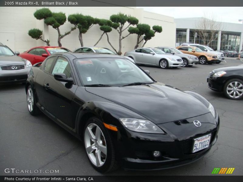 Brilliant Black / Black 2005 Mazda RX-8