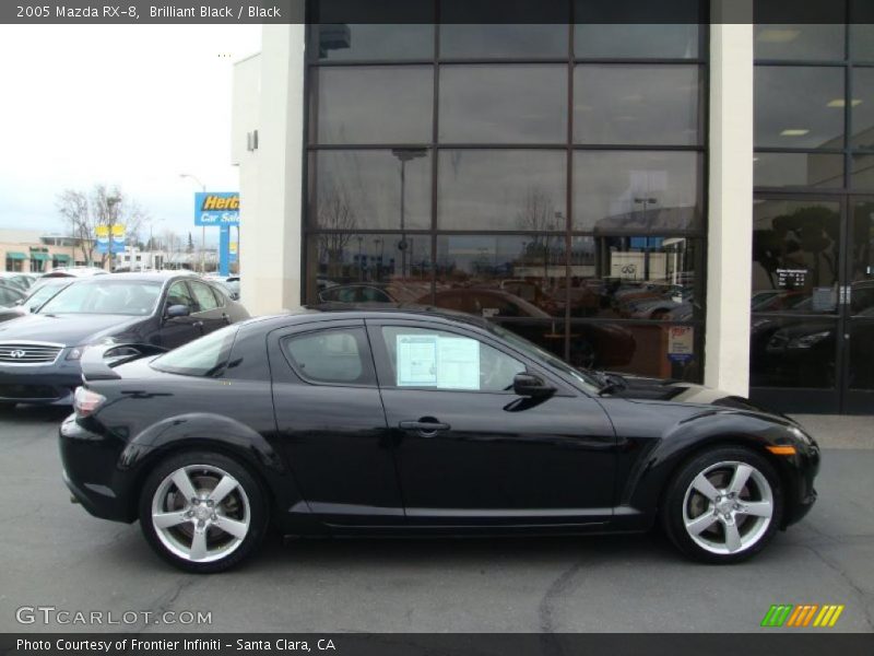 Brilliant Black / Black 2005 Mazda RX-8