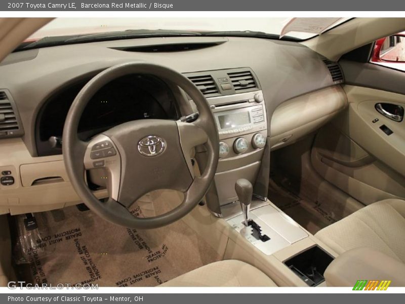 Barcelona Red Metallic / Bisque 2007 Toyota Camry LE