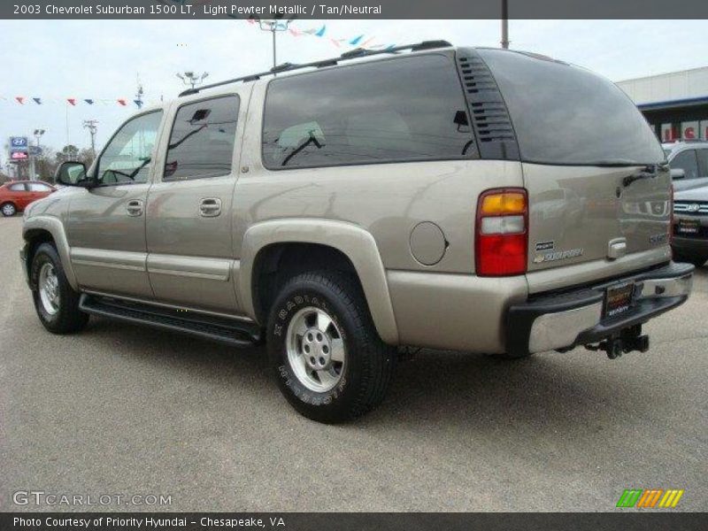 Light Pewter Metallic / Tan/Neutral 2003 Chevrolet Suburban 1500 LT