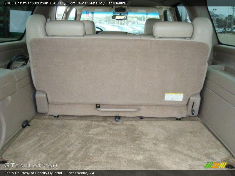 Light Pewter Metallic / Tan/Neutral 2003 Chevrolet Suburban 1500 LT