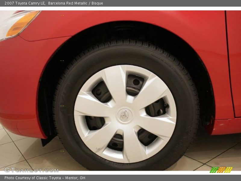 Barcelona Red Metallic / Bisque 2007 Toyota Camry LE