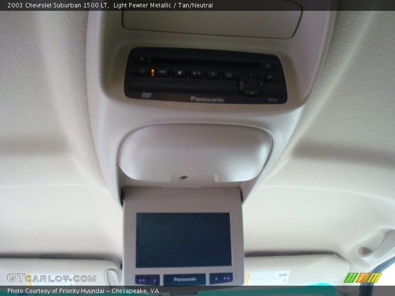 Light Pewter Metallic / Tan/Neutral 2003 Chevrolet Suburban 1500 LT