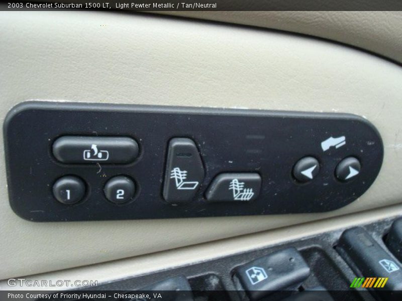 Light Pewter Metallic / Tan/Neutral 2003 Chevrolet Suburban 1500 LT