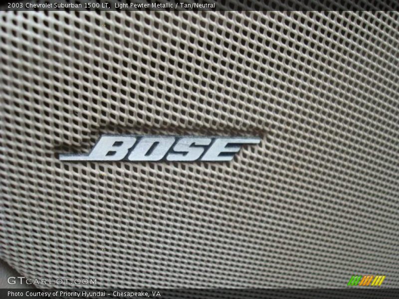 Light Pewter Metallic / Tan/Neutral 2003 Chevrolet Suburban 1500 LT
