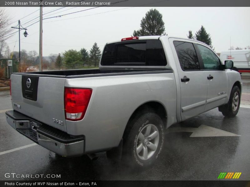 Radiant Silver / Charcoal 2008 Nissan Titan SE Crew Cab