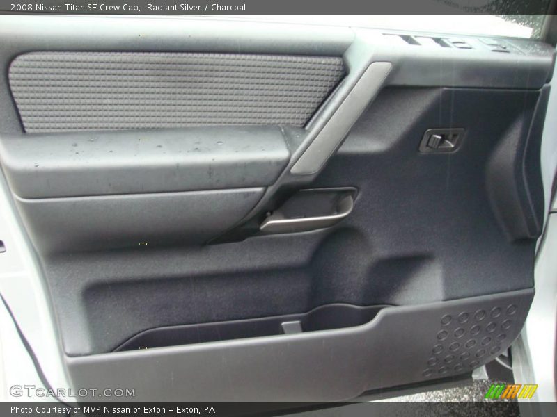 Radiant Silver / Charcoal 2008 Nissan Titan SE Crew Cab