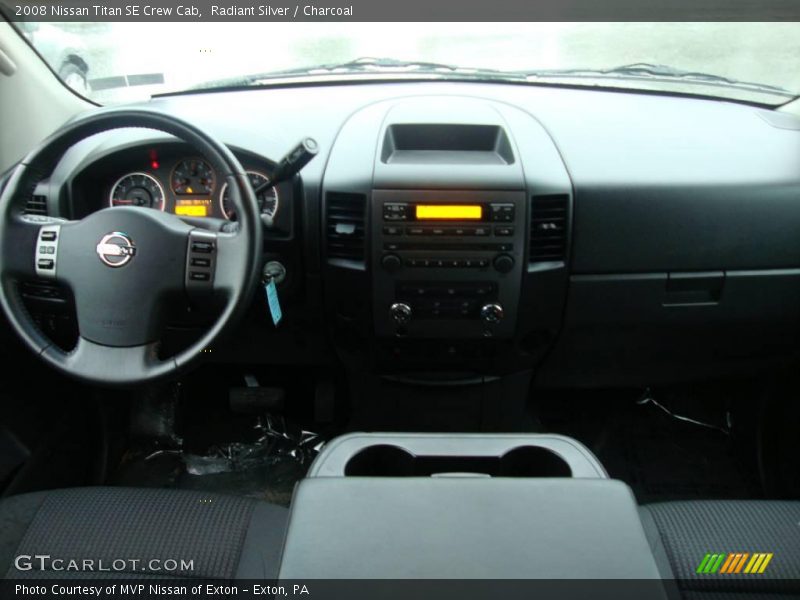 Radiant Silver / Charcoal 2008 Nissan Titan SE Crew Cab