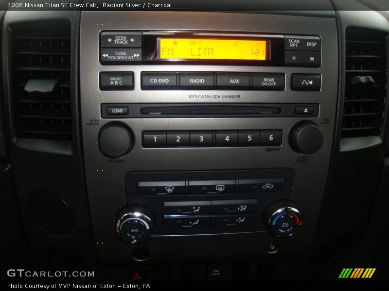 Radiant Silver / Charcoal 2008 Nissan Titan SE Crew Cab