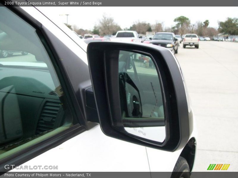 Super White / Sand Beige 2008 Toyota Sequoia Limited