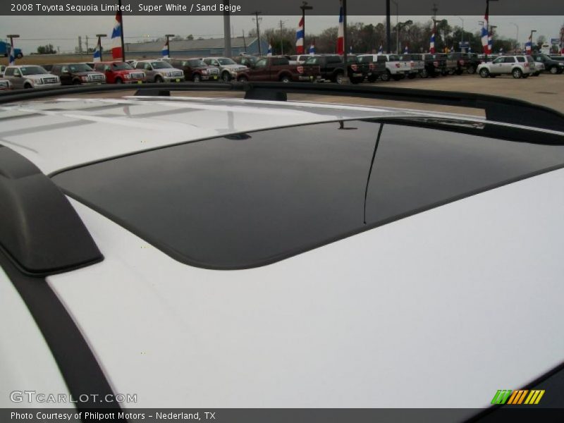Super White / Sand Beige 2008 Toyota Sequoia Limited