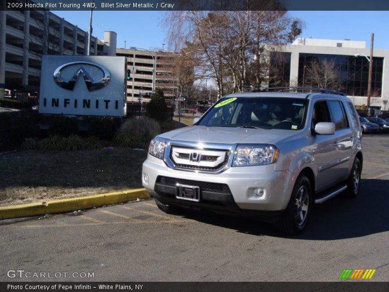 Billet Silver Metallic / Gray 2009 Honda Pilot Touring 4WD