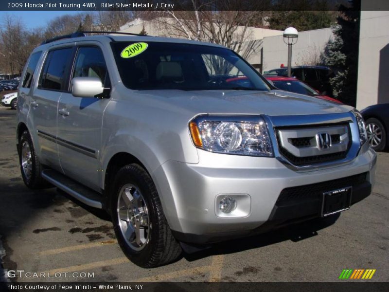 Billet Silver Metallic / Gray 2009 Honda Pilot Touring 4WD