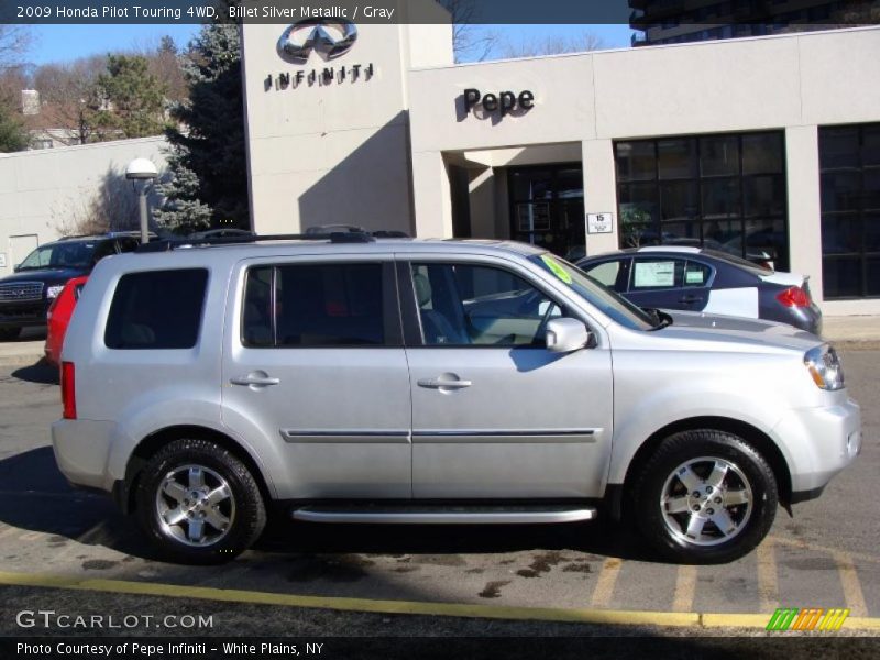 Billet Silver Metallic / Gray 2009 Honda Pilot Touring 4WD