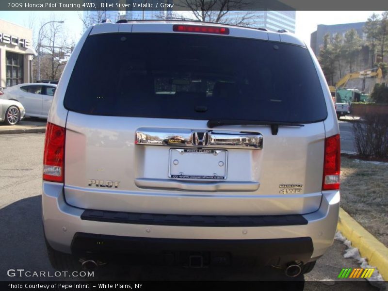 Billet Silver Metallic / Gray 2009 Honda Pilot Touring 4WD