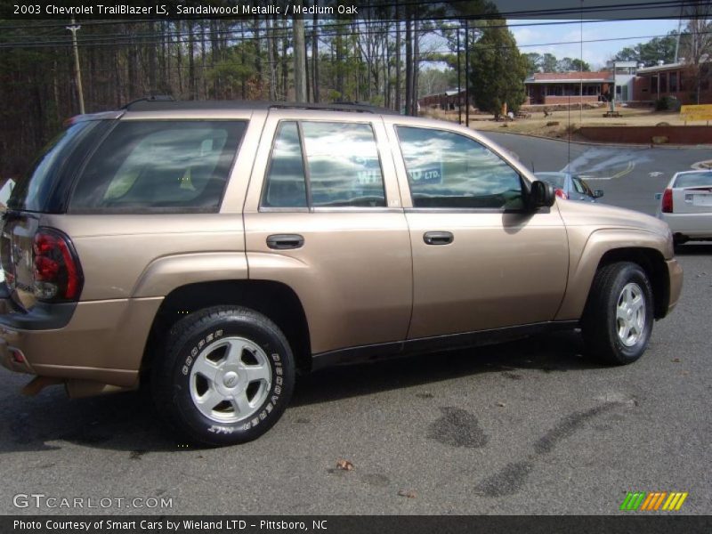 Sandalwood Metallic / Medium Oak 2003 Chevrolet TrailBlazer LS