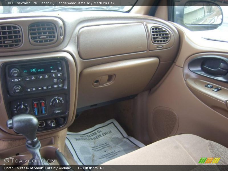 Sandalwood Metallic / Medium Oak 2003 Chevrolet TrailBlazer LS