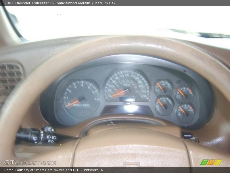 Sandalwood Metallic / Medium Oak 2003 Chevrolet TrailBlazer LS