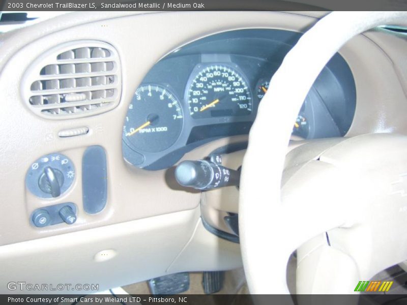 Sandalwood Metallic / Medium Oak 2003 Chevrolet TrailBlazer LS