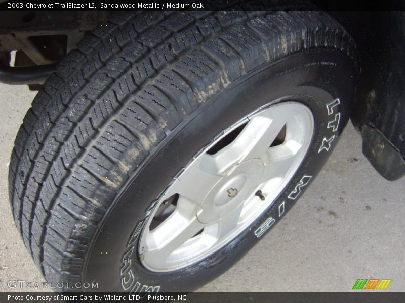 Sandalwood Metallic / Medium Oak 2003 Chevrolet TrailBlazer LS